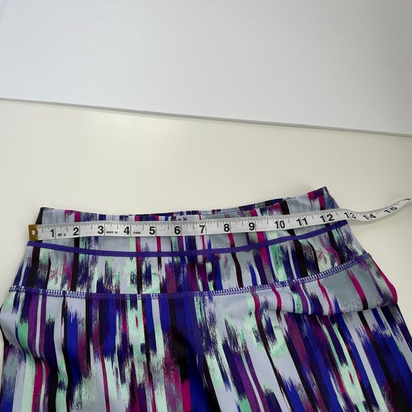 ATHLETA Leggings Tights Sonar Hail Storm Capri Workout Athleisure XS #438851-00 - Picture 5 of 6